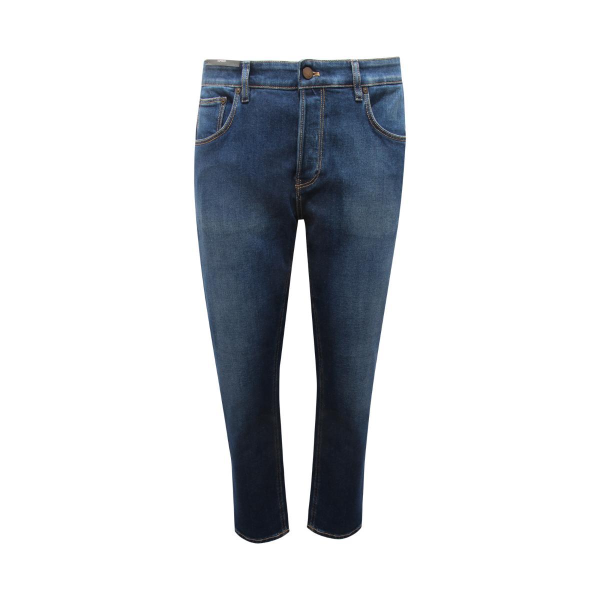 Q1492 JEANS UOMO PT TORINO REGGAE TAPERED MAN TROUSERS