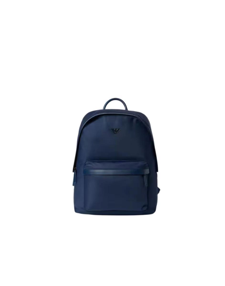 Emporio Armani Zaino Blu In Nylon