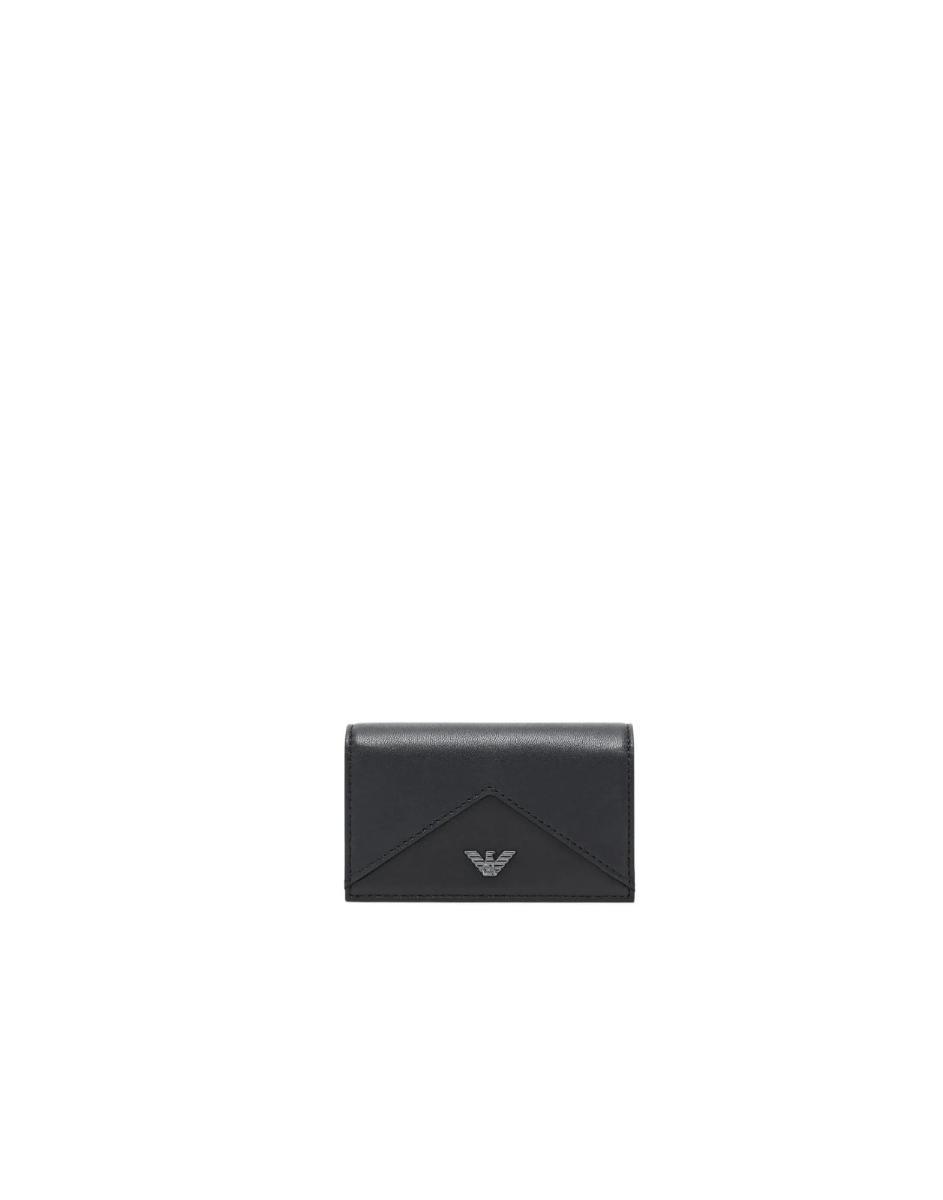 Emporio Armani Portacarte Nero Con Logo