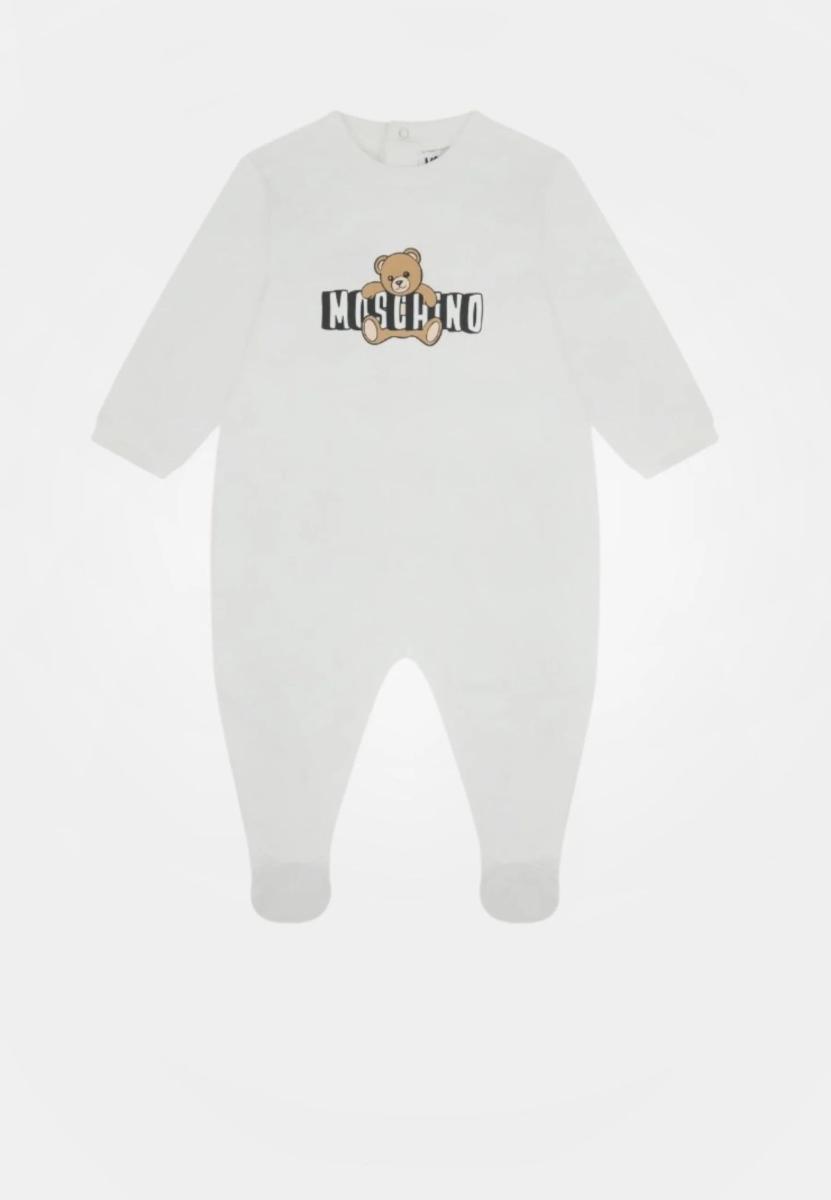 Moschino Tutina Con Logo Lettering E Teddy Bear