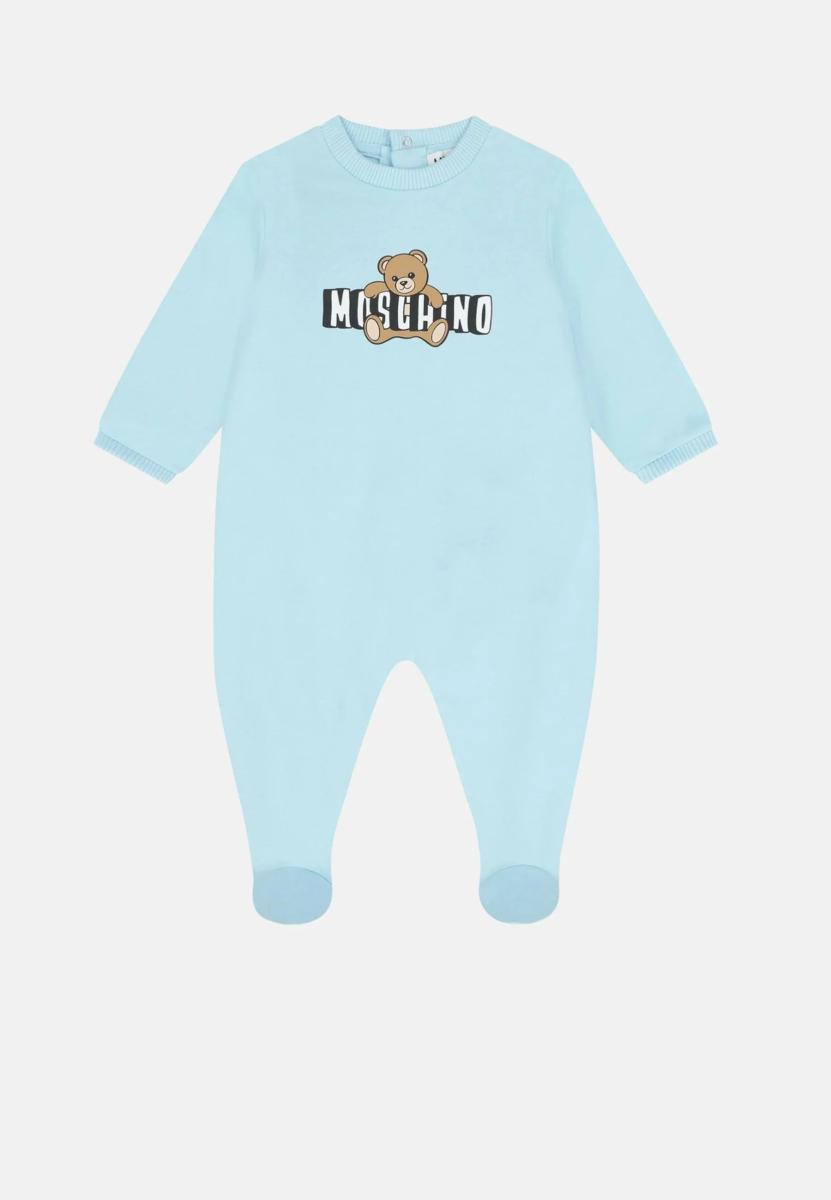 Moschino Tutina Con Logo Lettering E Teddy Bear