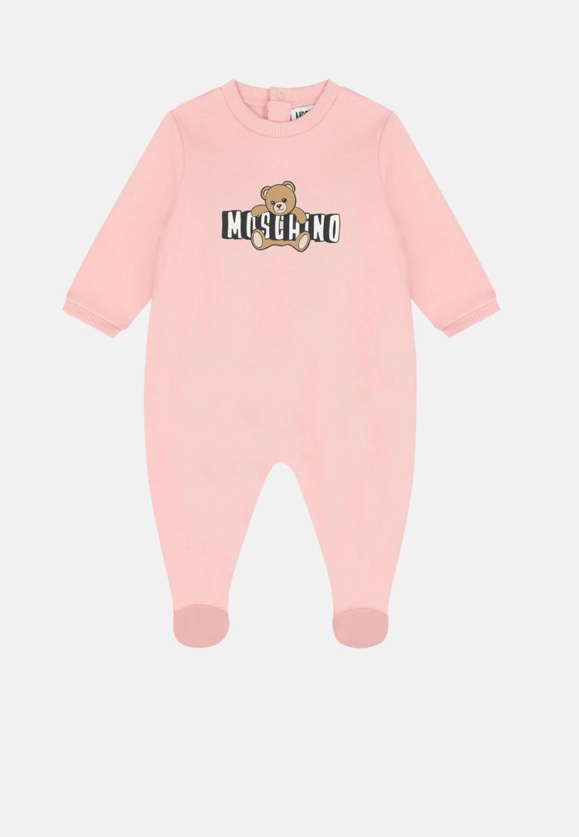 Moschino Tutina Con Logo Lettering E Teddy Bear