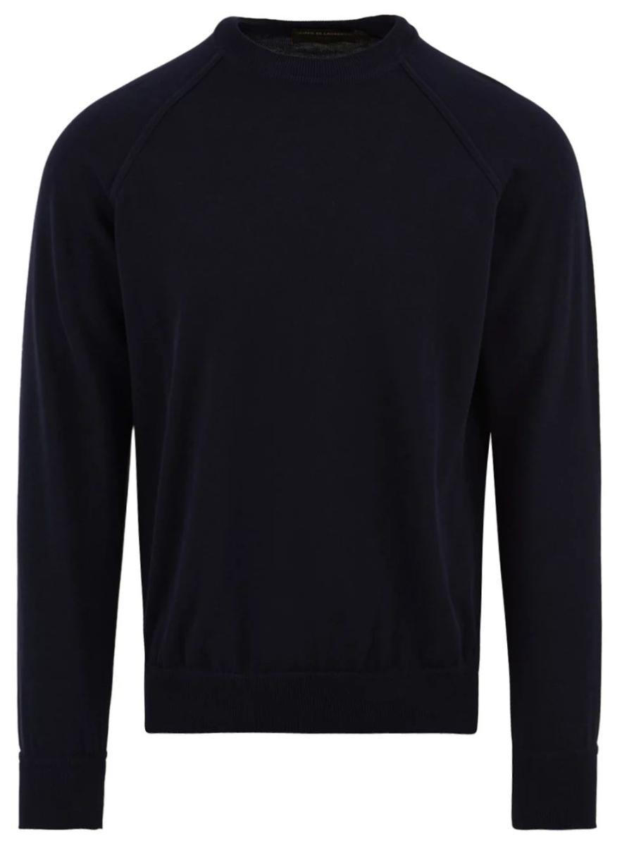 Maglia girocollo raglan FILIPPO DE LAURENTIIS Uomo - Blue