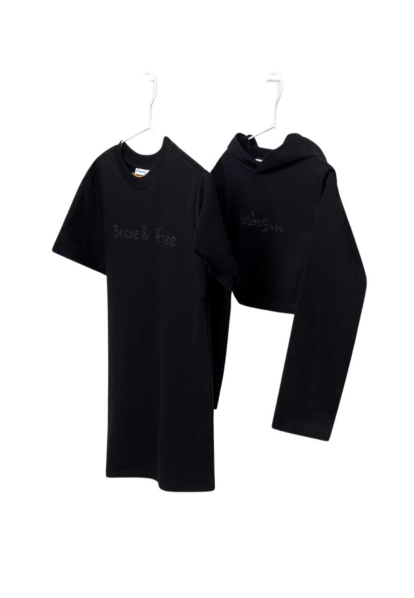 Mayoral Vestito felpa pullover da Bambina