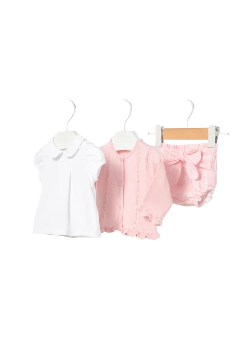 Mayoral Compl. 3 Pezzi Maglia per Bimba Quarzo