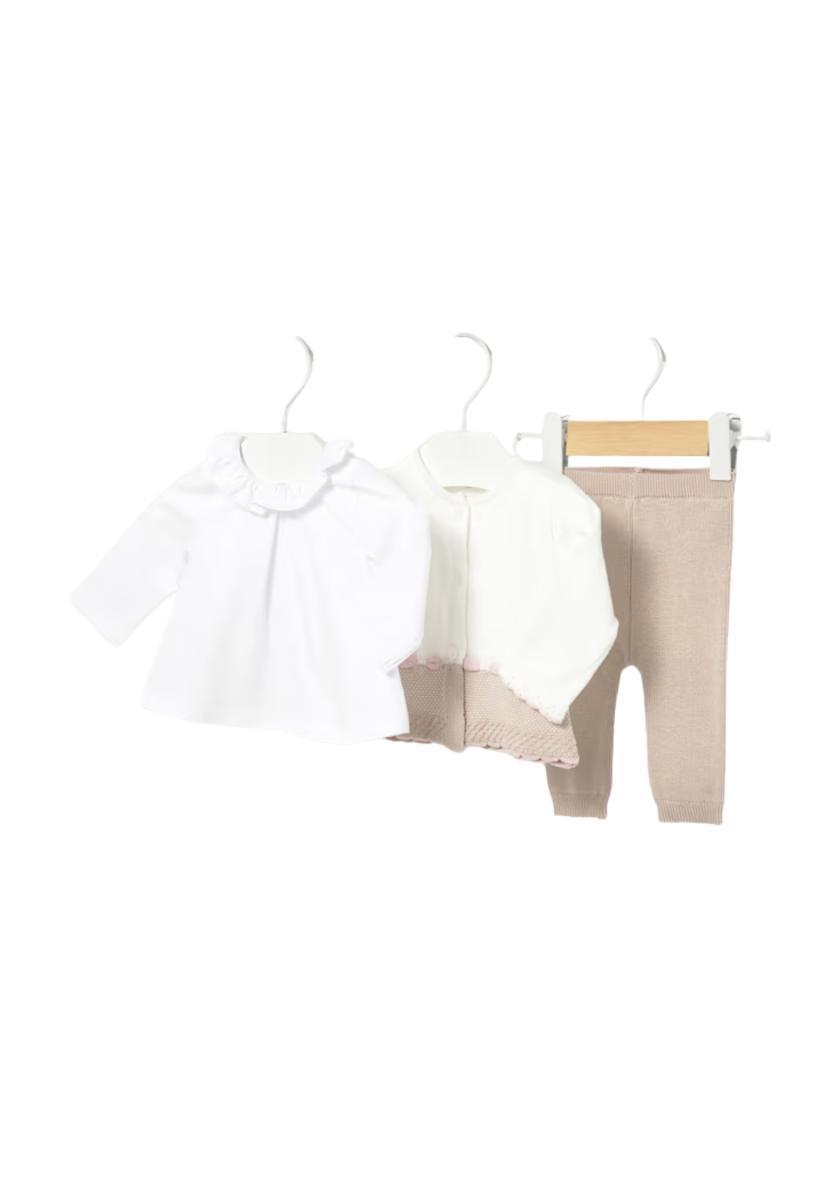 Mayoral Compl. 3 Pezzi Maglia per Bimba Topo