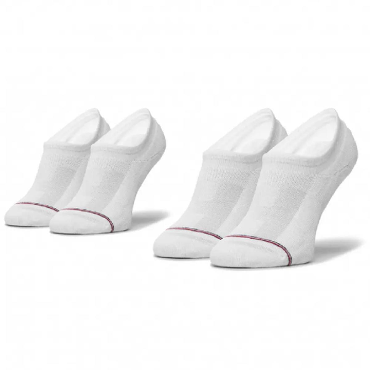 Tommy Hilfiger Footie Calzini Unisex - Bambini e ragazzi (Pacco da 2)