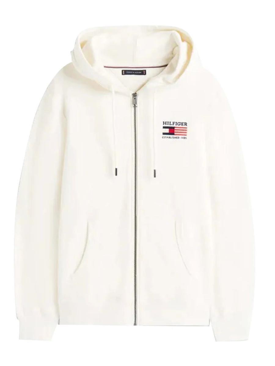 Tommy Hilfiger Felpa con Zip Uomo MW0MW39691