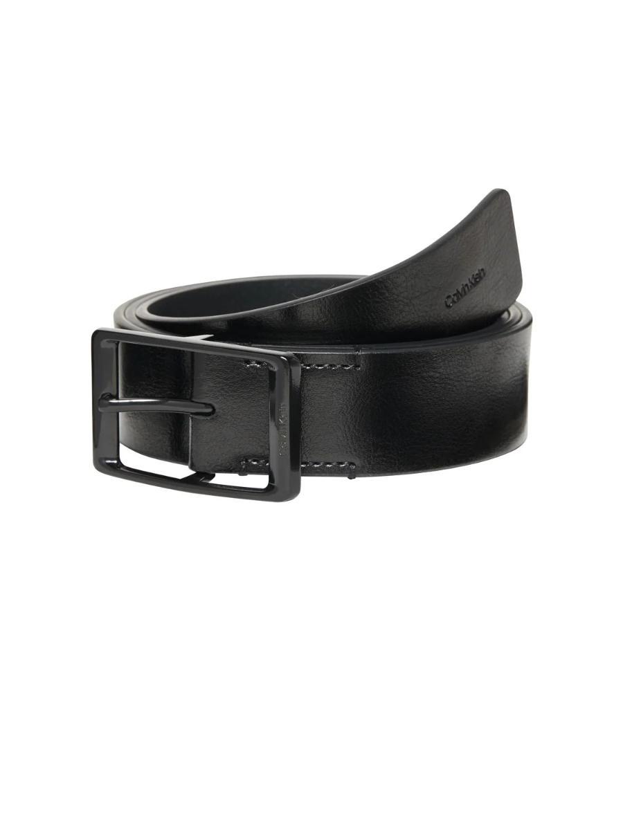 Calvin Klein Casual Round Buckle Tumbled 35mm Lv04d7123g Cinture Uomo (Pacco da 1)