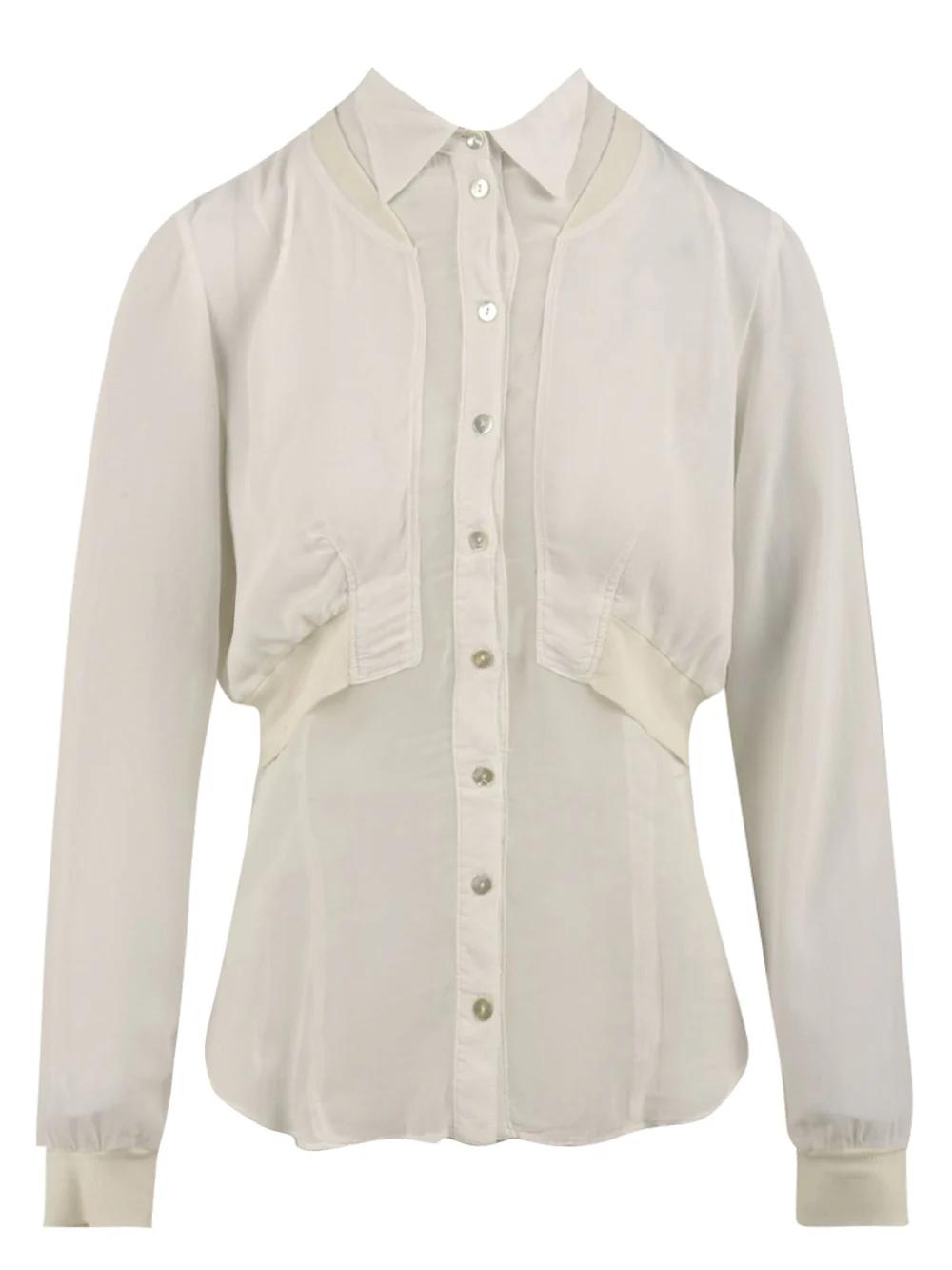 Camicia manica lunga EUROPEAN CULTURE Donna - Bianco